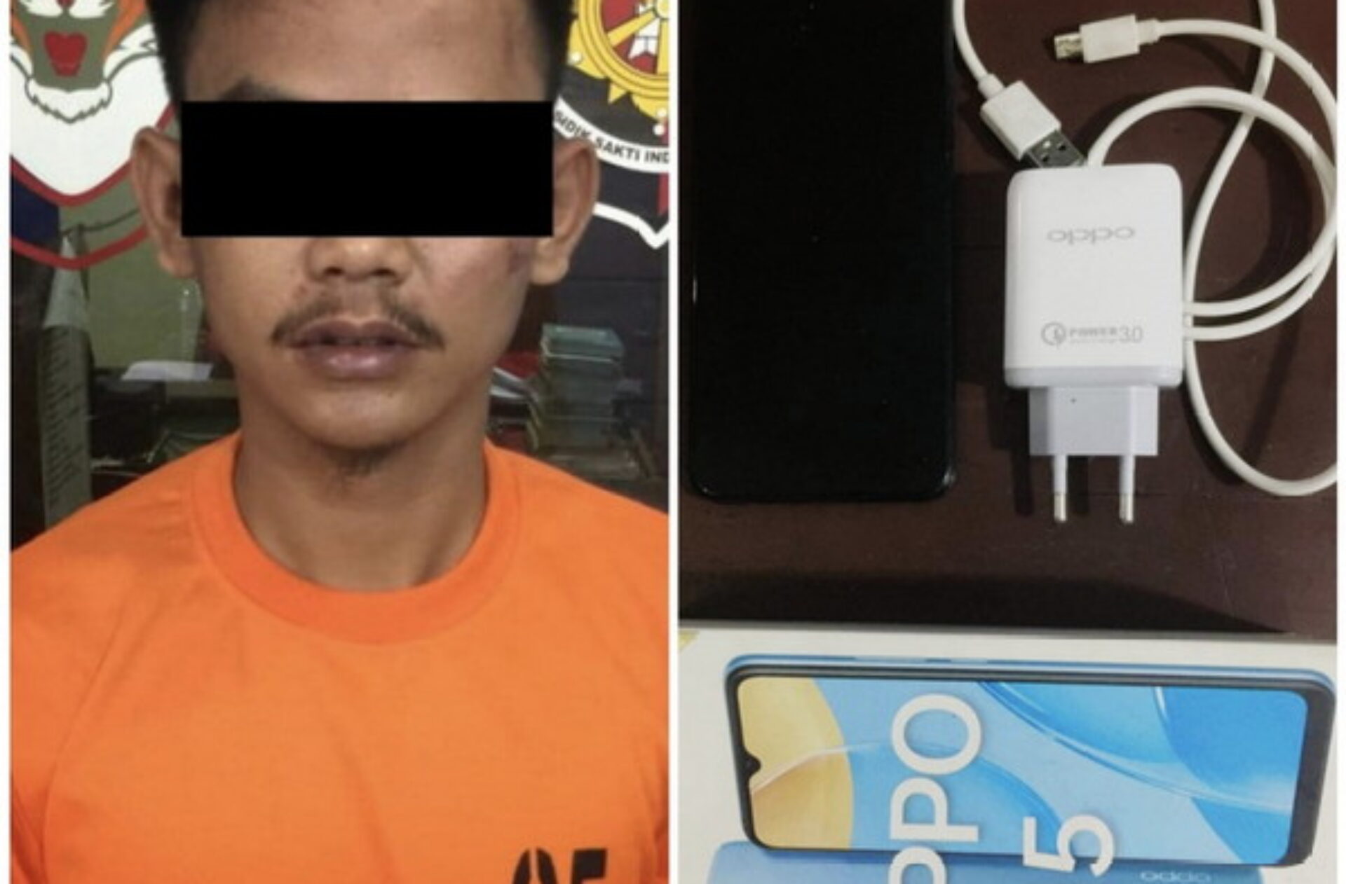 Polsek Punggur Berhasil Tangkap Pelaku Pencurian HP di Mojopahit