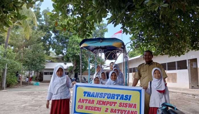 Transportasi Odong-Odong Mempermudah Akses Sekolah di SDN 02 Batuyang Lombok Timur
