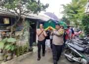 Personel Polsek Cengkareng Tunjukkan Kepedulian dalam Momen Duka