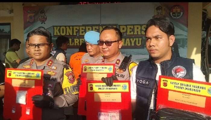 Polres Indramayu Berhasil Menangkap Pengedar Sabu dan Tiga Oknum Supir Truk