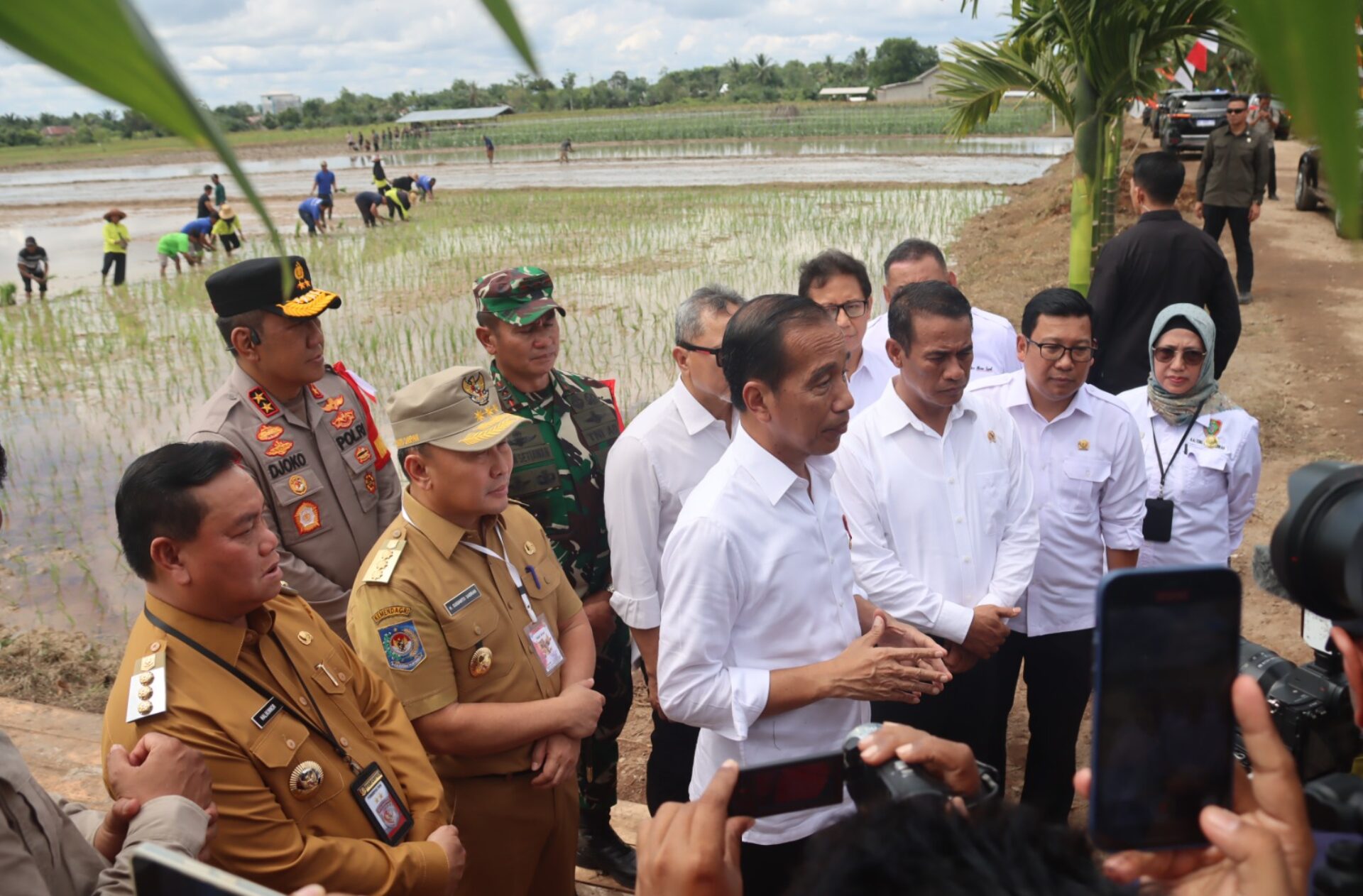 Pangdam XII/Tpr Pimpin Pengamanan Kunker Presiden Jokowi di Kotawaringin Timur