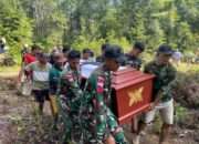 Satgas Yonzipur 5/ABW Bantu Proses Pemakaman Warga Perbatasan