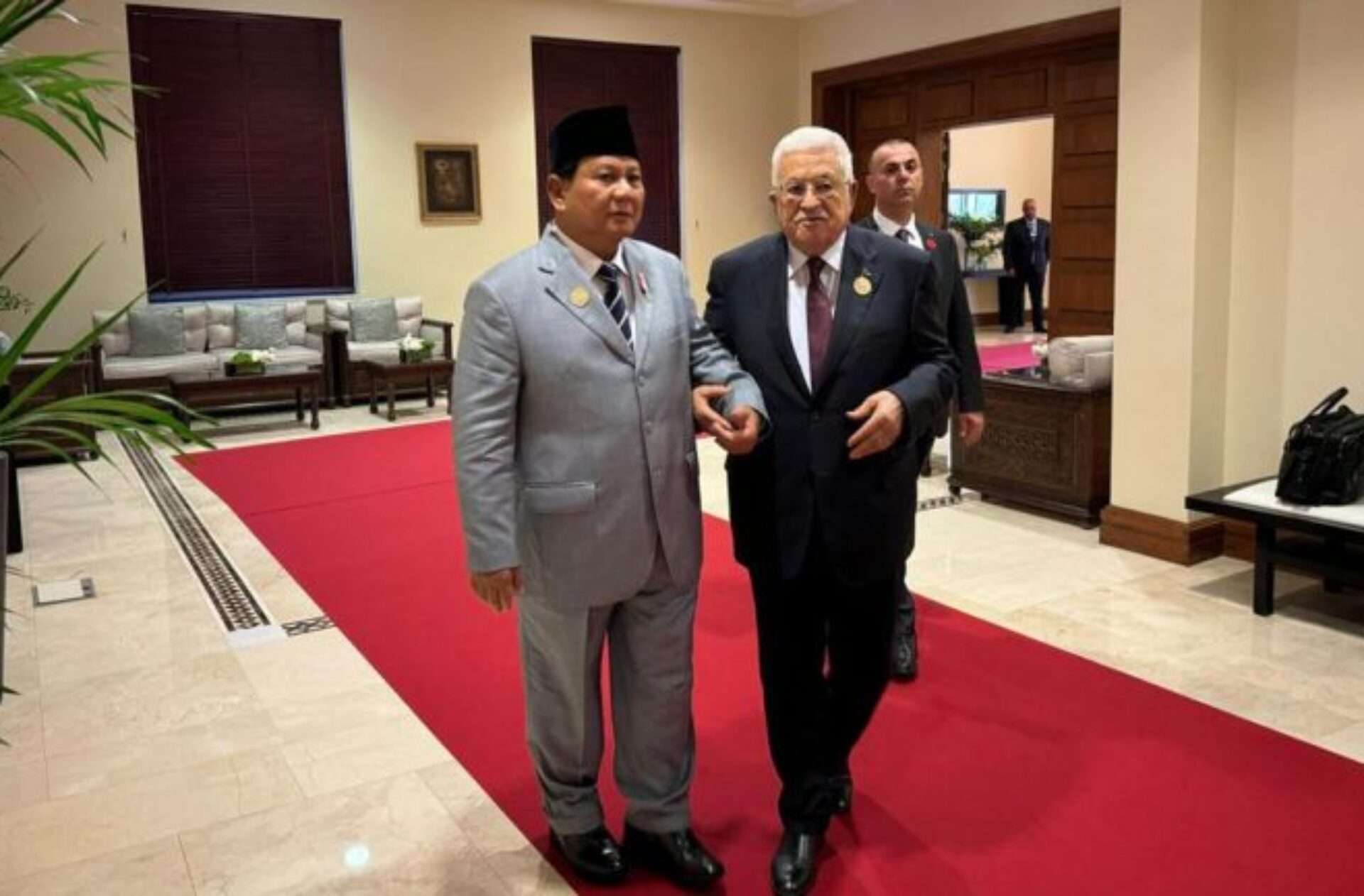 Presiden Palestina Puji Prabowo Subianto di KTT Gaza