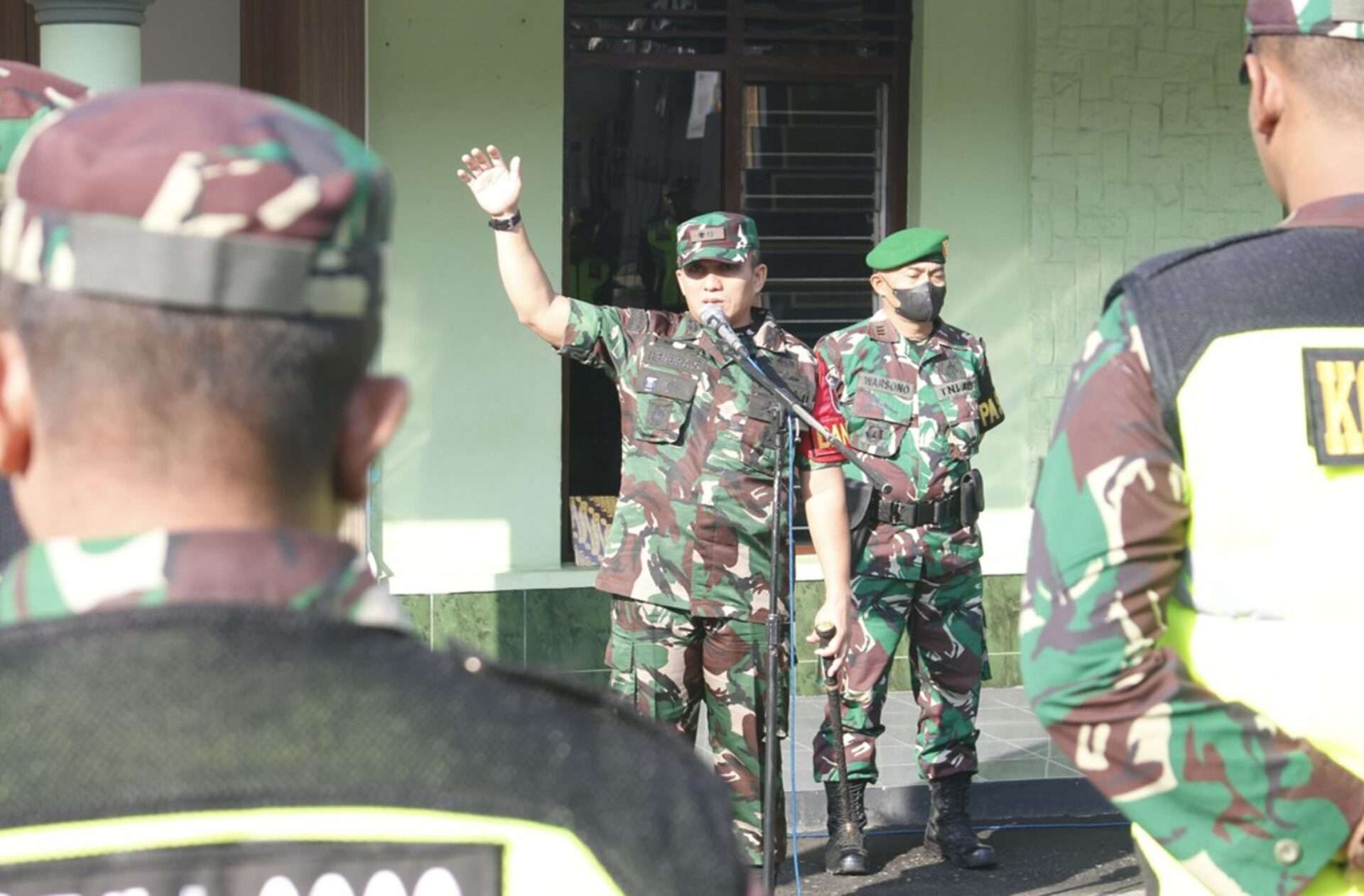 Apel Siaga Kodim 0808/Blitar Perkembangan Keamanan Peringatan 1 Suro