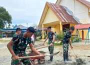 Ksatria Tombak Sakti Bersama Masyarakat Gotongroyong Perbaiki Gereja GKI Pir IV