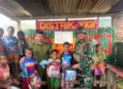 Program Papua Pintar Satgas Yonif 432/WSJ Kostrad untuk Anak-anak Kampung Yigi