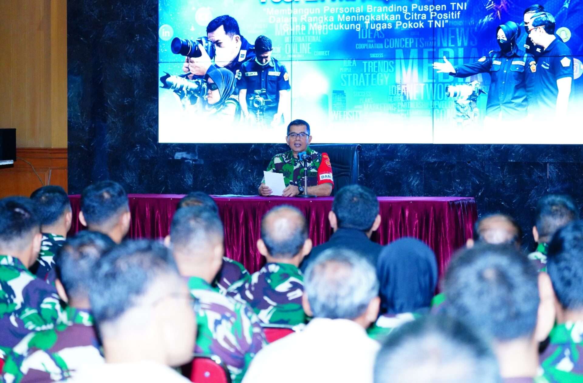 Kapuspen TNI Mayjen Nugraha Gumilar Buka Latihan Fungsi Teknis Penerangan TA 2024