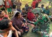 Pelayanan Kesehatan Gratis Ksatria Buaya Putih di Kampung Amobra Papua Tengah