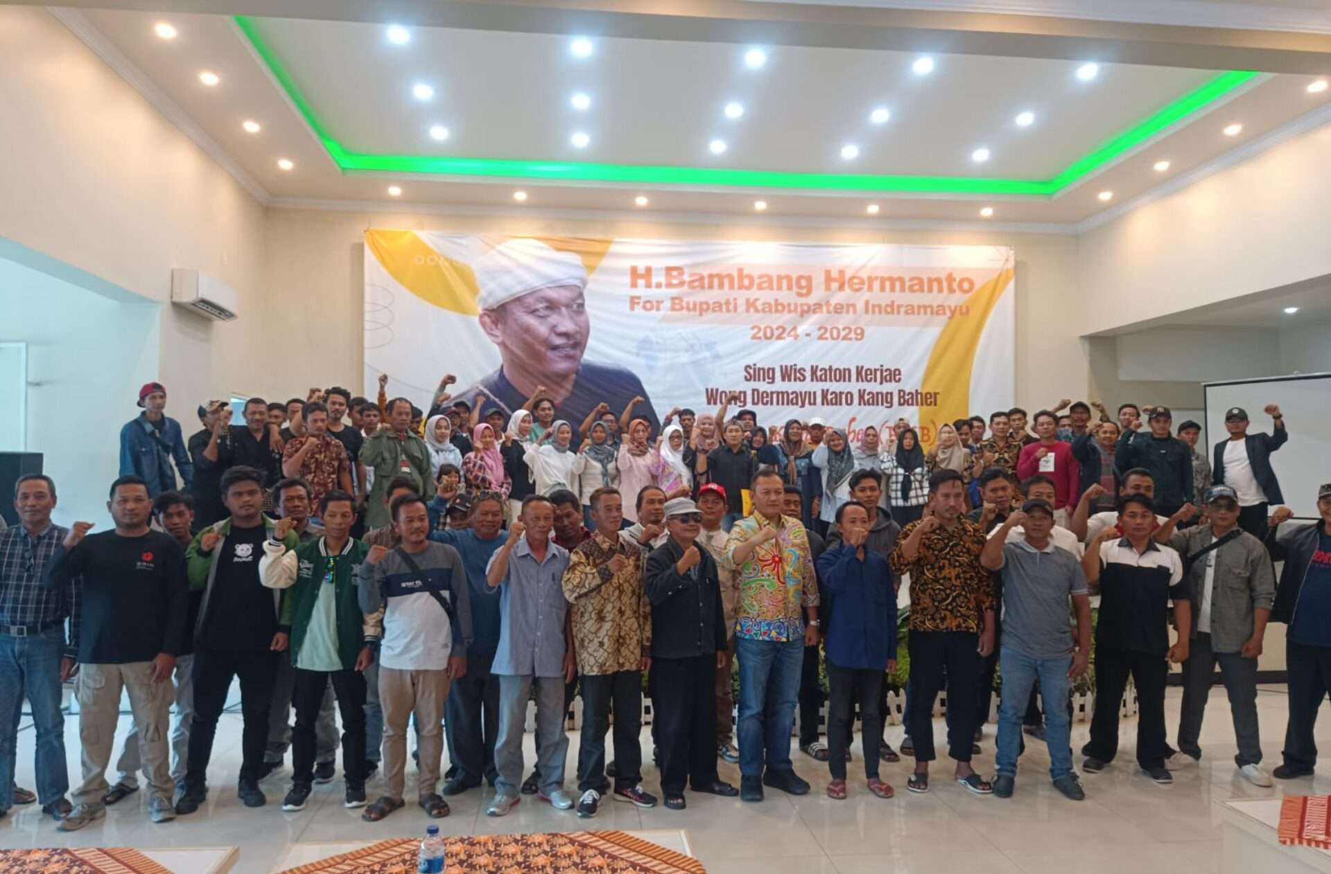 Bambang Hermanto Didukung RKB dalam Deklarasi Calon Bupati Indramayu