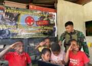 Ksatria Buaya Putih Pupuk Semangat Belajar dan Kepedulian di Kampung Kago Papua Tengah
