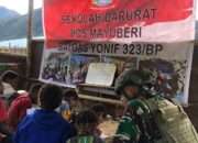 Ksatria Buaya Putih Tingkatkan Kesejahteraan Pendidikan di Puncak Papua