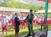 Prajurit Tombak Sakti Berikan Alkitab dan Snack kepada SD YPPK Kenandega Waris