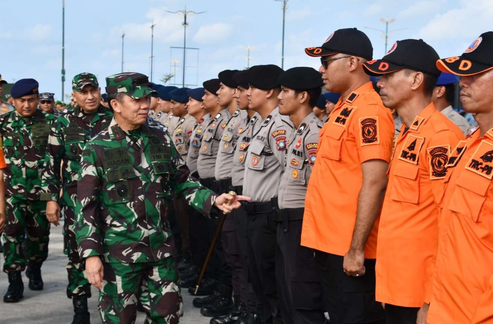 Pangdam I/BB Buka Latihan Penanggulangan Bencana Alam Korem 033/Wira Pratama TA 2024