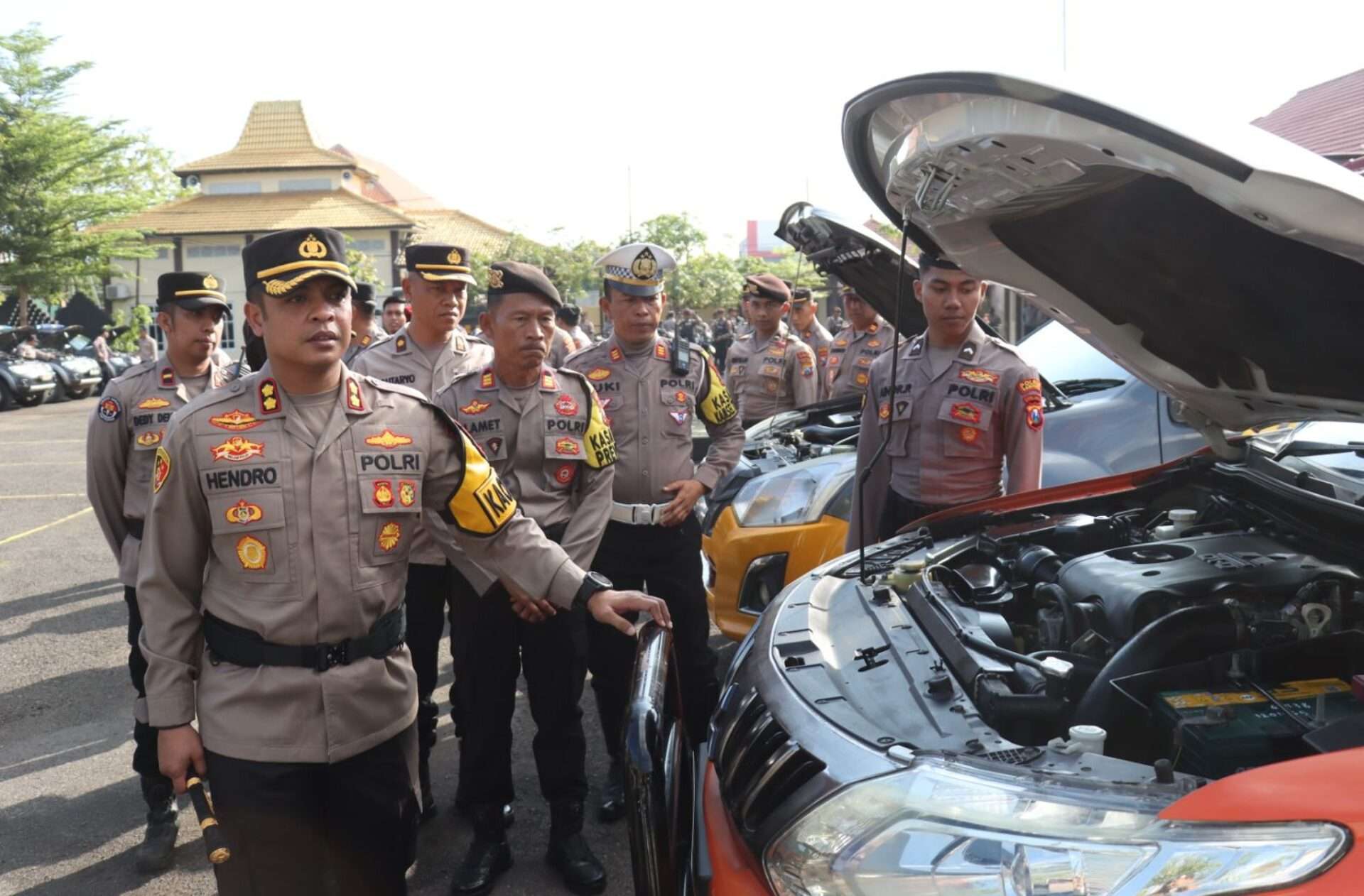 Polres Sampang Pastikan Kesiapan Kendaraan Dinas untuk Pilkada Serentak 2024