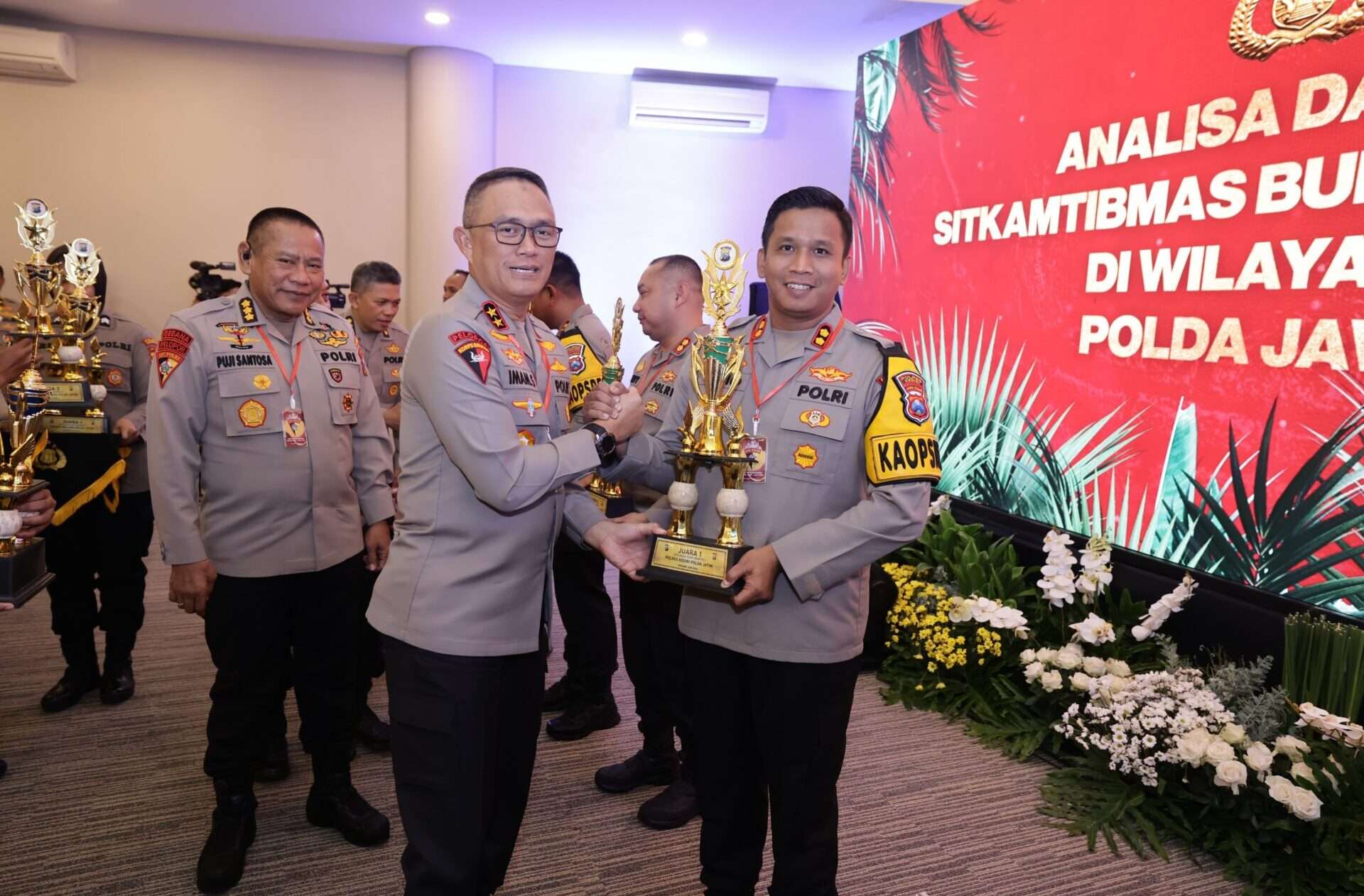 Polres Kediri Raih Penghargaan Juara 1 di Aplikasi Siap Semeru 2024