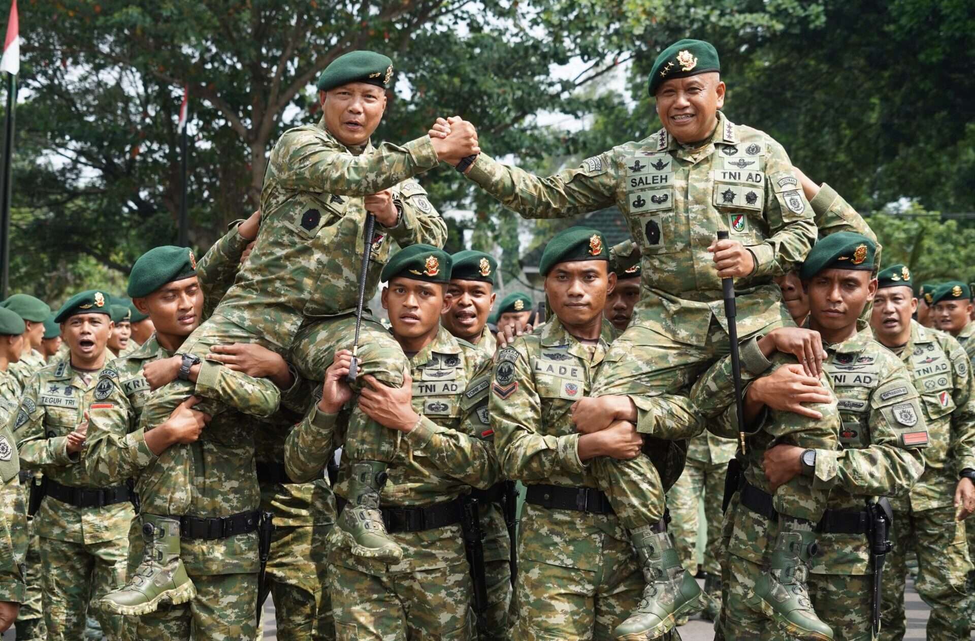 Jalin Kedekatan Jelang Akhir Masa Jabatan, Pangkostrad Kunjungi Markas Divif 2 Kostrad di Malang