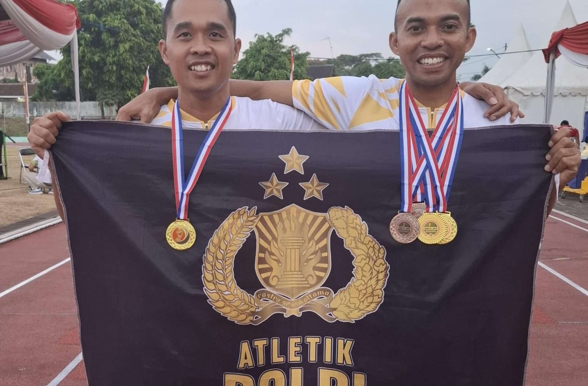 Polres Jember Ukir Prestasi di Kejurnas Salatiga Masters Athletic Championship 2024