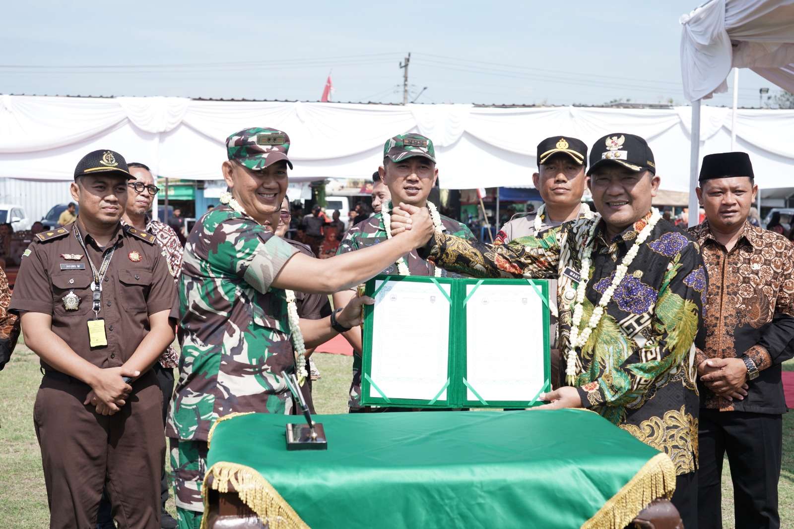 Danrem 074/Warastratama Hadiri Pembukaan TMMD Sengkuyung Tahap IV Boyolali