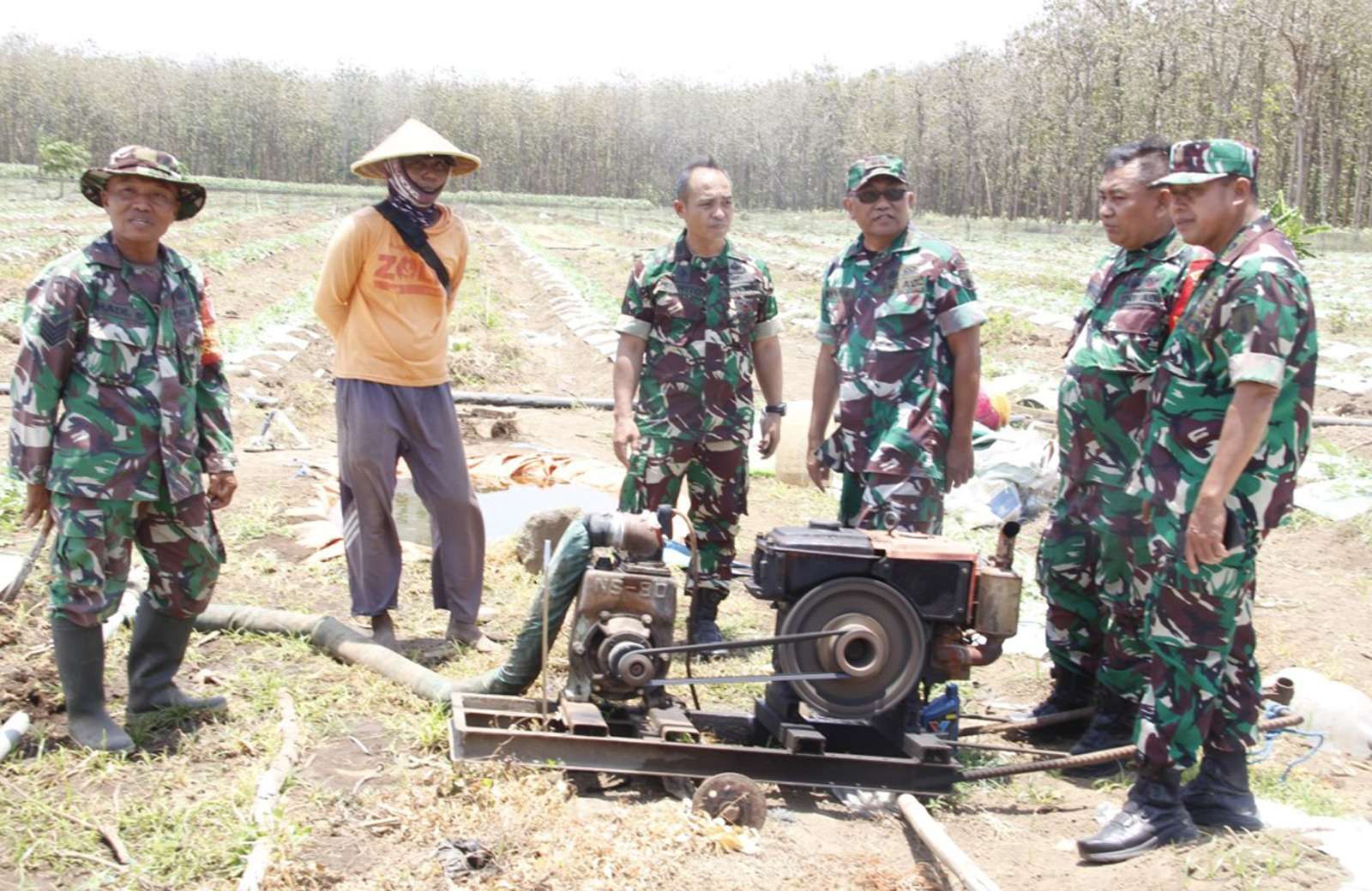 Kunjungan Kerja Letkol Inf Budi Santoso di Blitar