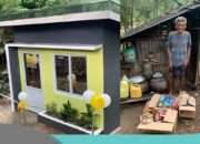 Viral! Anak Motor Renovasi Rumah Kakek 4x3m, Mungil tapi Bikin Meleleh!