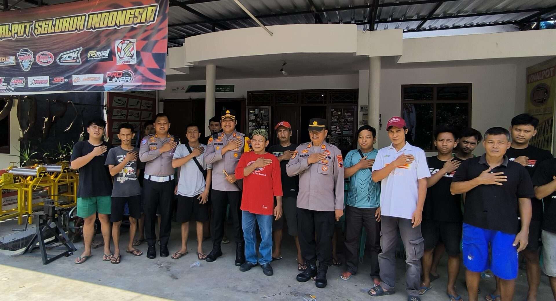 Silaturahmi Kamtibmas Kapolres Purbalingga dengan Pengrajin Knalpot, Dukung Pengembangan Industri Lokal