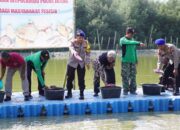 Penguatan Ketahanan Pangan di Pesisir: Ditpolairud Polda Jateng Tebar 5 Ton Benih Kerang Dara di Demak