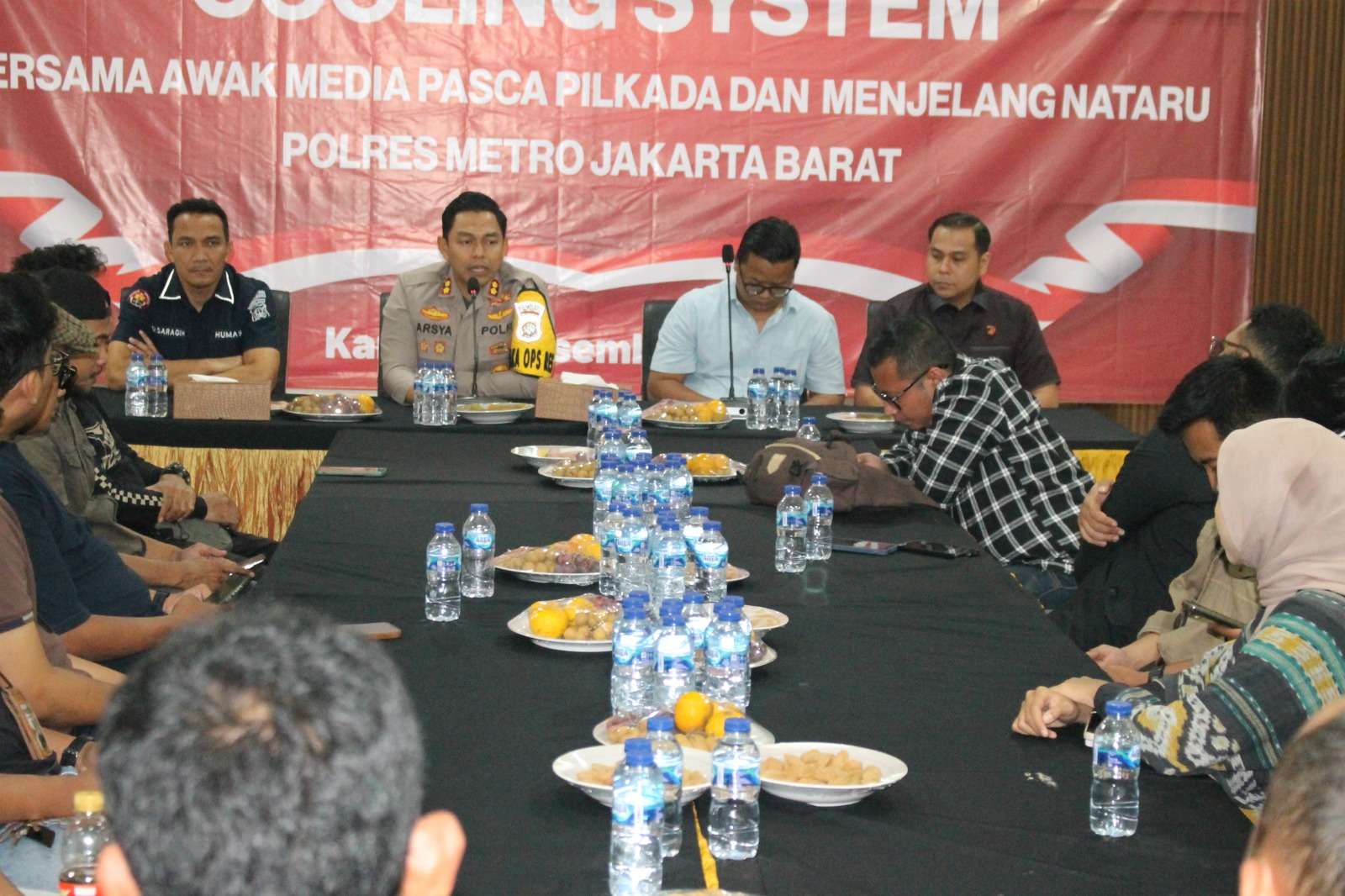 Polres Metro Jakbar Tingkatkan Sinergi Jelang Nataru Lewat Kegiatan Cooling System