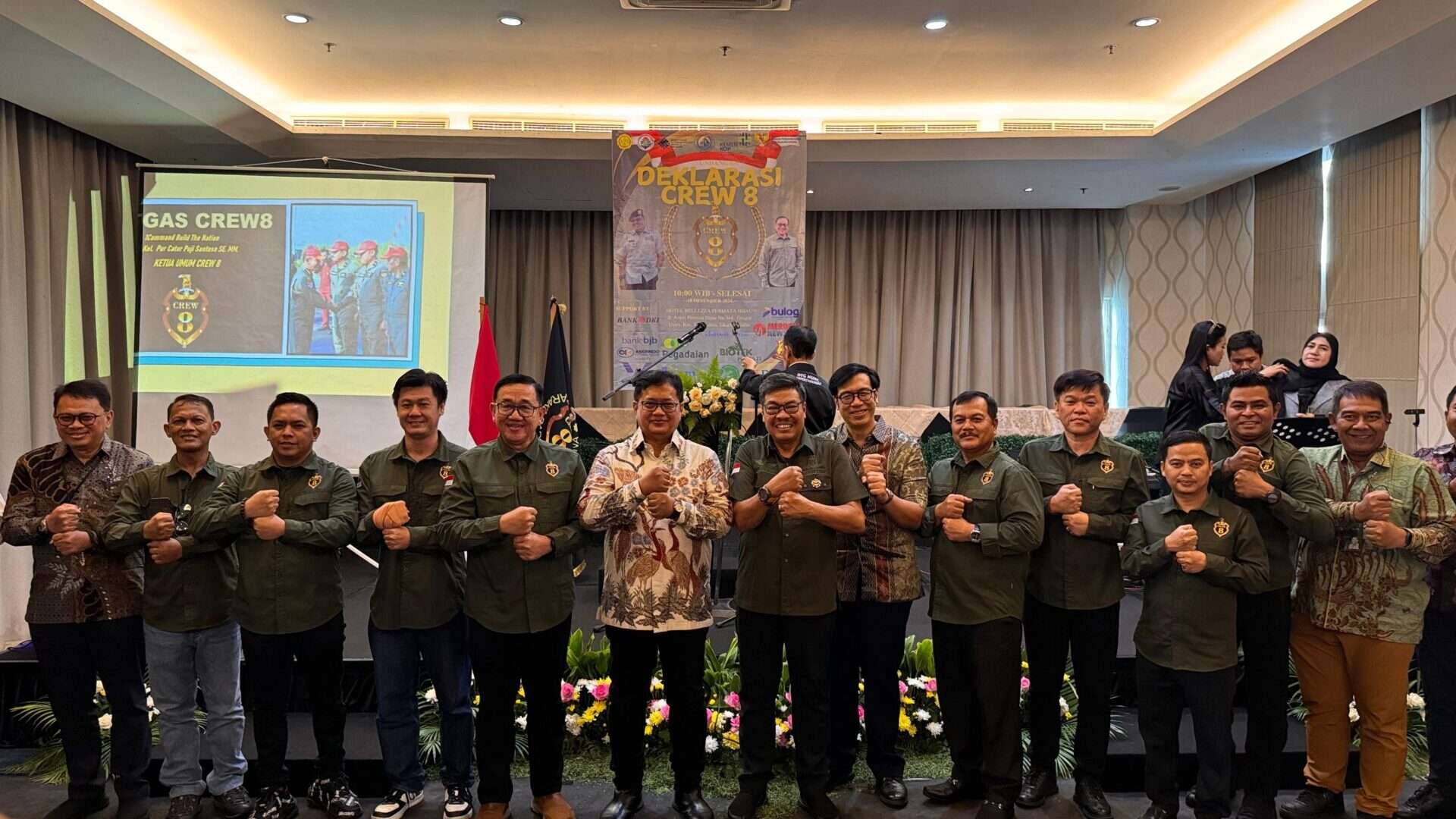 Crew 8 Indonesia Diresmikan, Wamentrans Viva Yoga: Dorong Ketahanan Pangan Nasional dan Swasembada Pangan