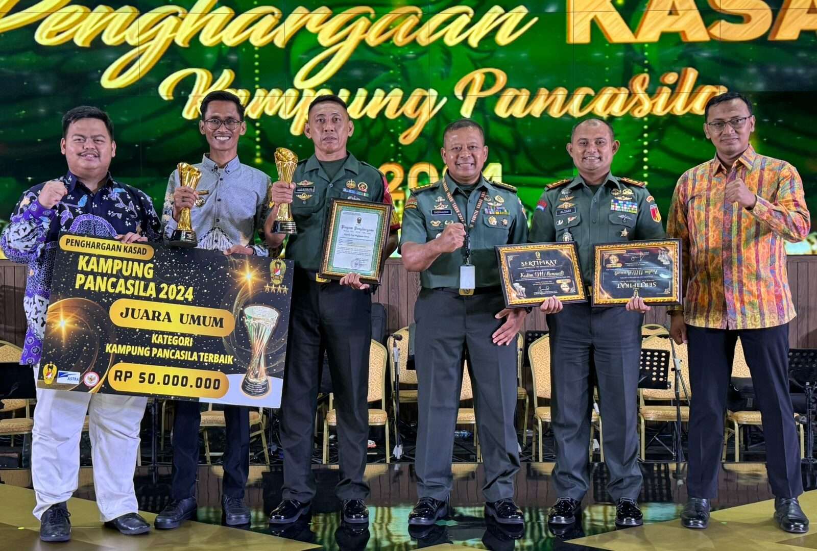 Prestasi Gemilang Kodim 1311/Morowali: Juara Umum Kasad Awards dan Ketahanan Pangan 2024