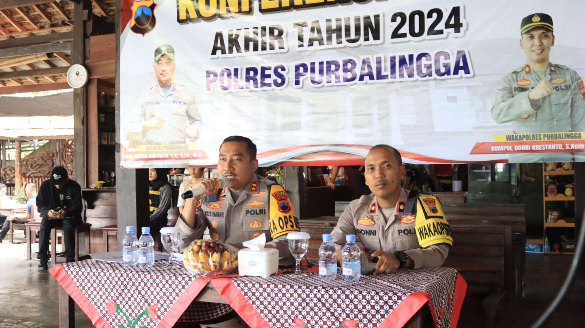 Polres Purbalingga Gelar Konferensi Pers Akhir Tahun 2024, Angka Kriminalitas Menurun Signifikan