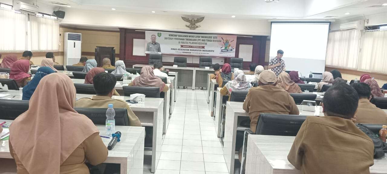 Dinkes Gelar Workshop Manajemen ILTB dan TPT untuk Tenaga Kesehatan di Indramayu