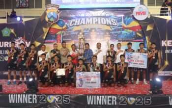 Kejuaraan Bola Voli U-15 Jawa Timur: Dynamic Blitar dan Petrokimia Gresik Raih Juara